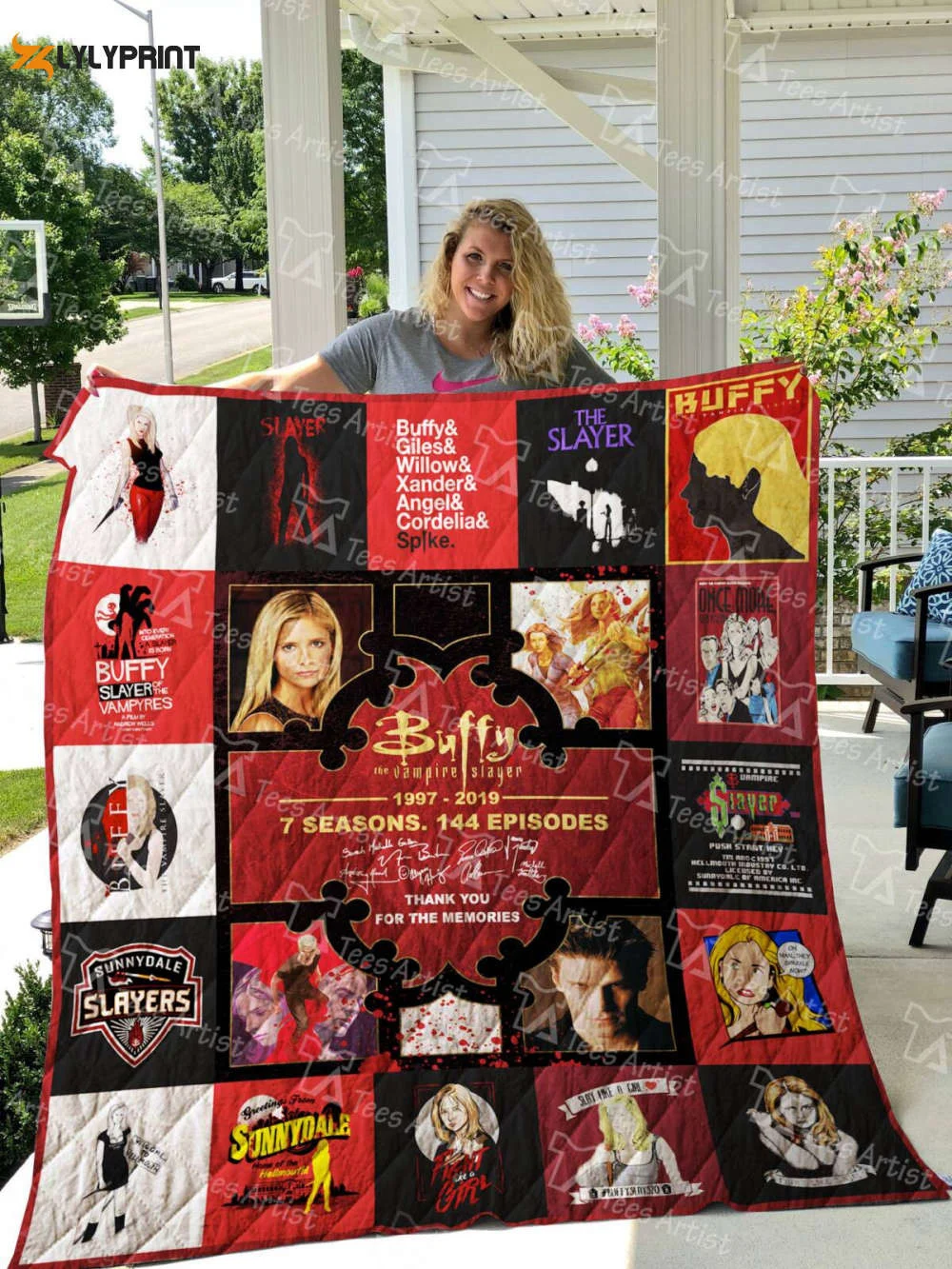 Buffy The Vampire Slayer 3D Customized Quilt Blanket For Fans Home Decor Gift ,  Soft Quilt, King Size, All Season Cozy Quilt QB0901