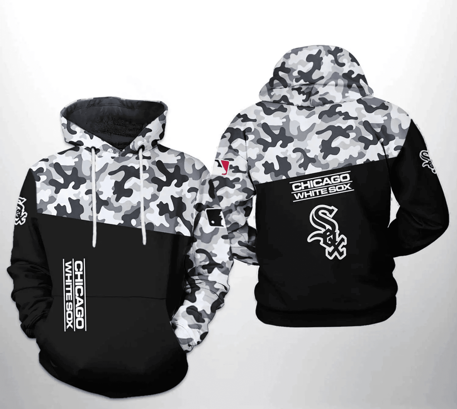 Stylish Chicago White Sox Camo Veteran 3D Hoodie – Shop AOP Shirt HZ0501