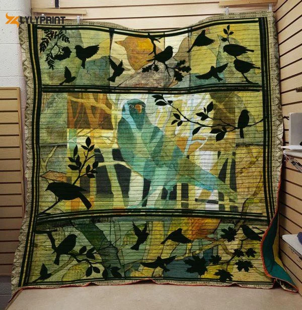 Bird 3D Customized Quilt Blanket ,  Soft Quilt, King Size, All Season Cozy Quilt QB0901
