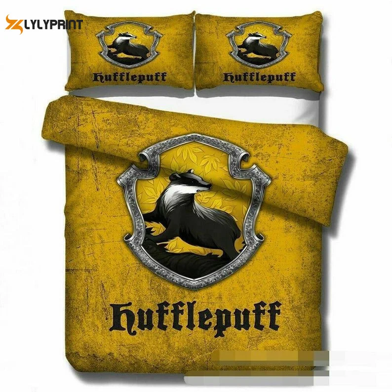 Harry Potter 8 Duvet Quilt Bedding Set 5 , Soft Quilt, King Size, All Season Cozy Quilt QB0901