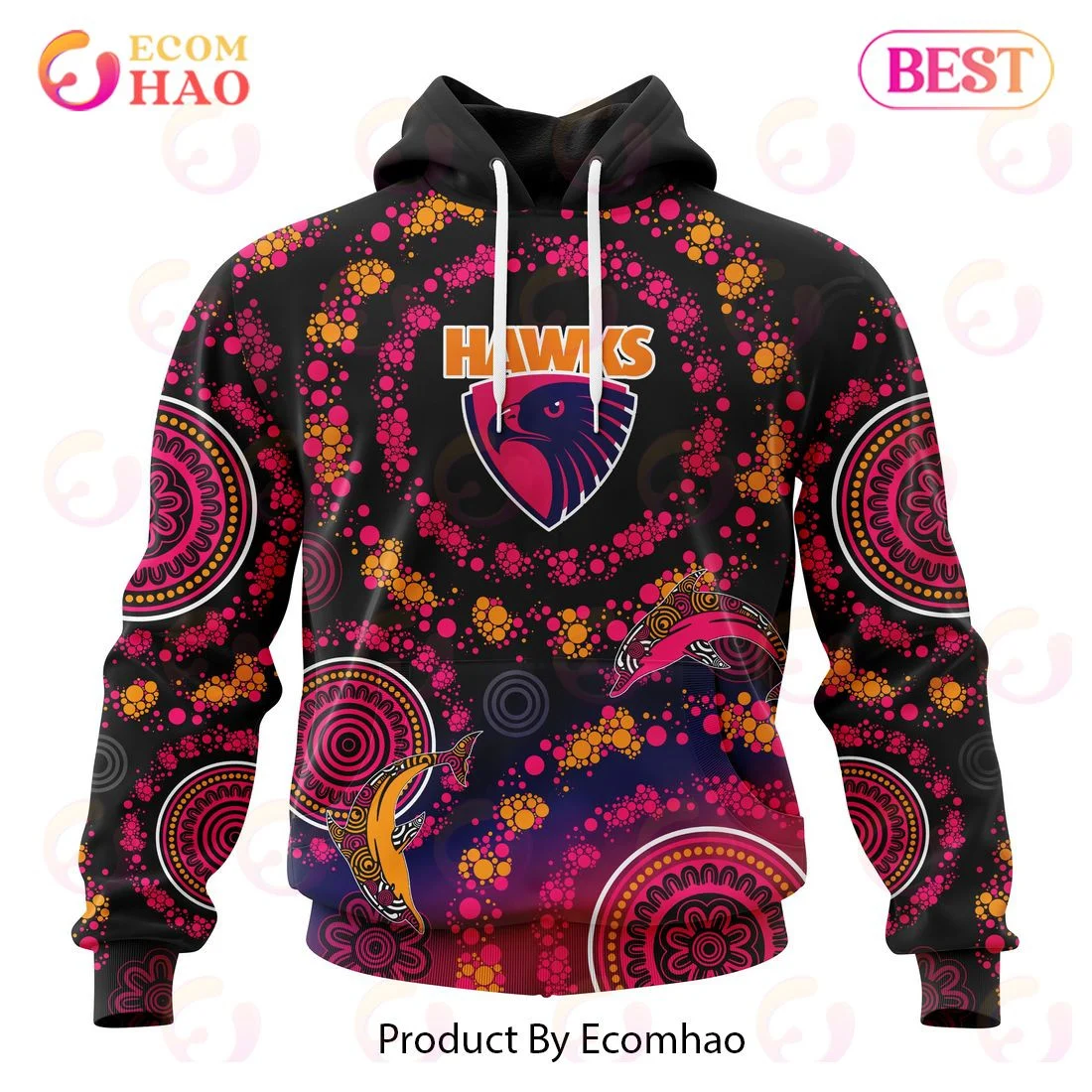 AFL Hawthorn Football Club Special Pink Breast Cancer Design 3D Hoodie, Zip Hoodie, Man - Women, Warm, Premium Quality HZ0501