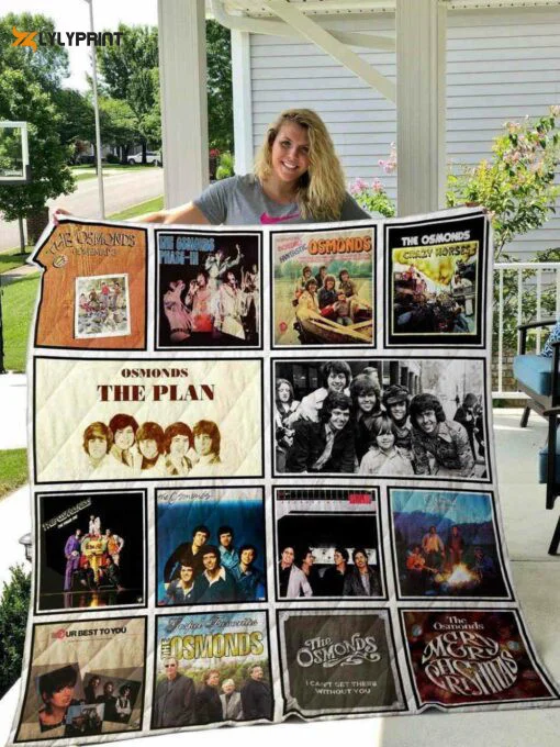 The Osmonds Quilt Blanket For Fans Home Decor Gift , Soft Quilt, King Size, All Season Cozy Quilt QB0901