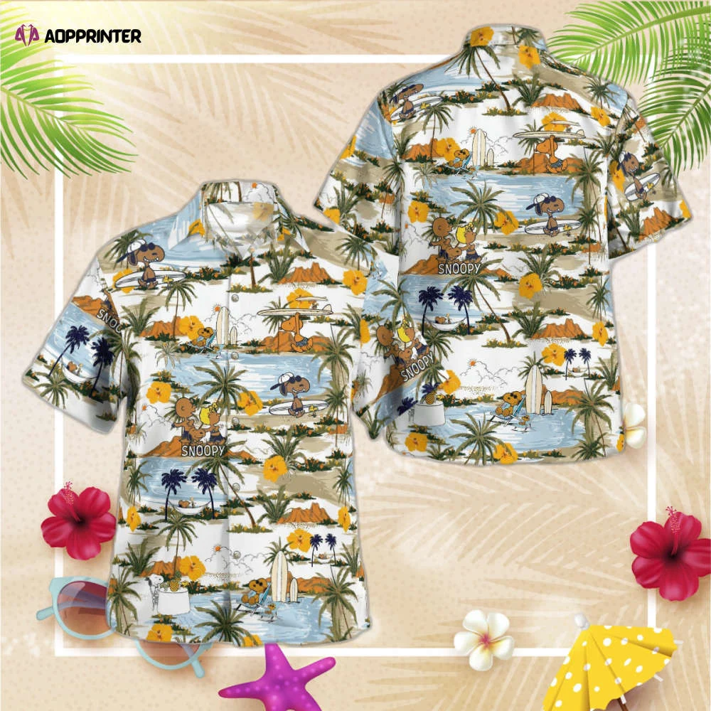 Snoopy Fashion Hawaiian Shirt, Gift For Men Women HW0601