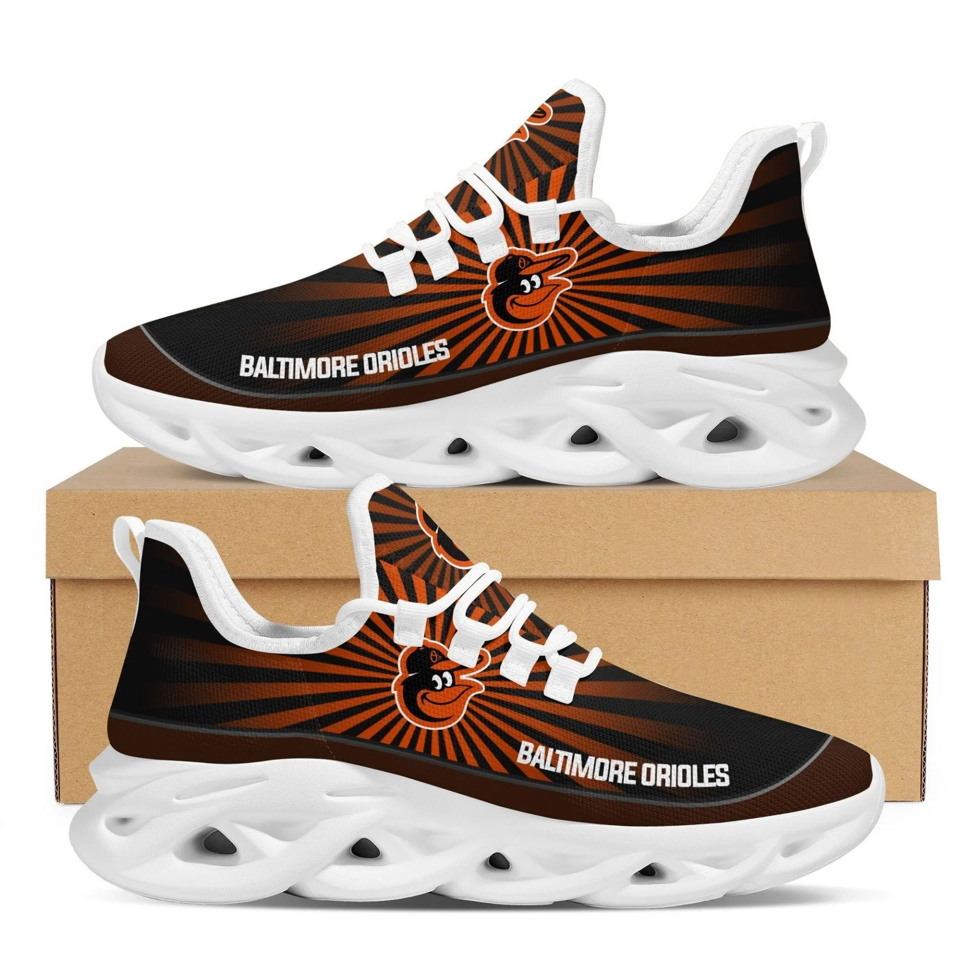 MLB Baltimore Orioles Max Soul Shoes V3 Unisex Women Men MS0601