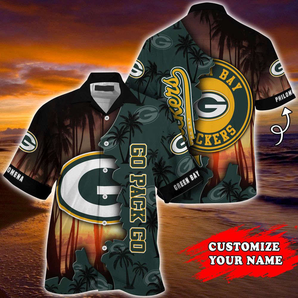 Green Bay Packers NFL-Customized Summer Hawaii Shirt For Sports Enthusiasts HW0601
