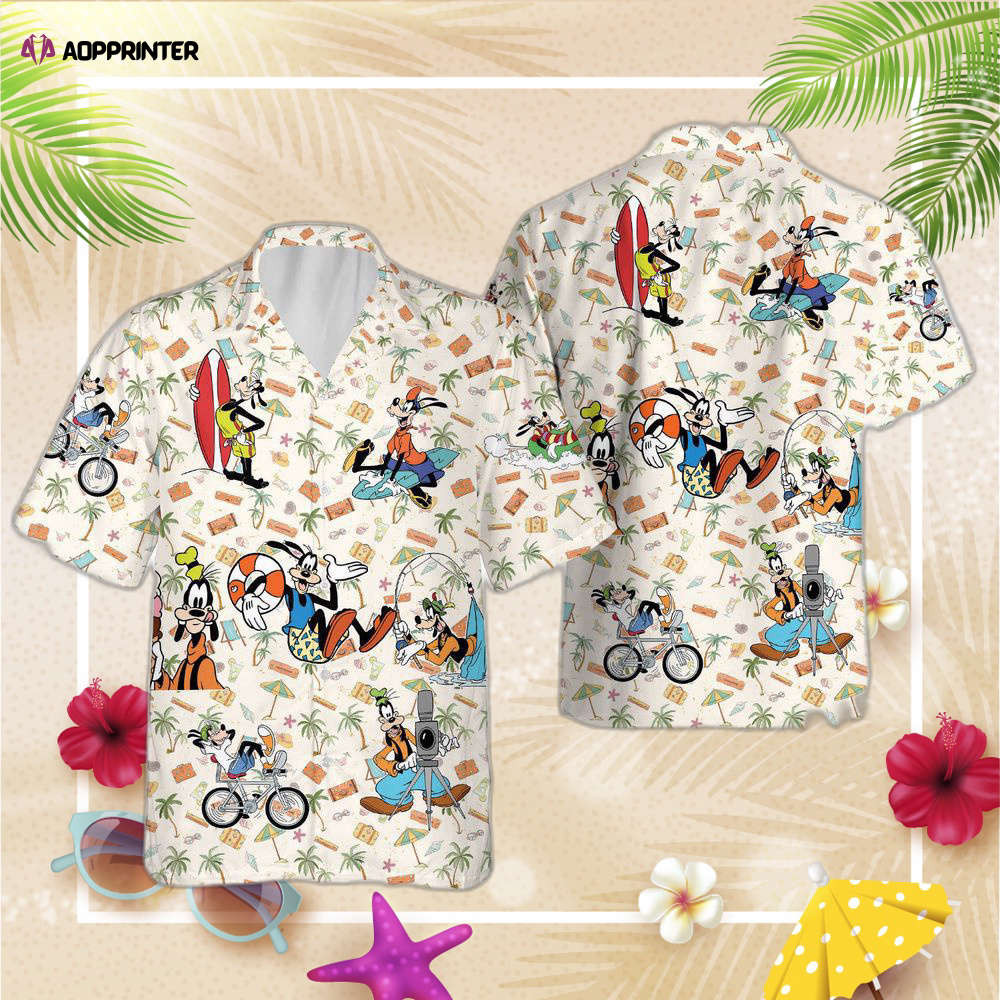 Goofy Button Up Shirt, Disney Goofy Hawaiian Shirt, Gift For Men And Women HW0601