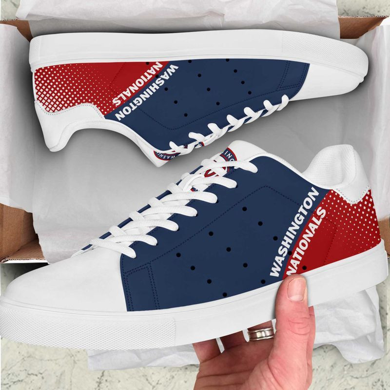 MLB Washington Nationals Stan Smith Shoes V5 Men Women, Trendy Style Sneakers ST0801