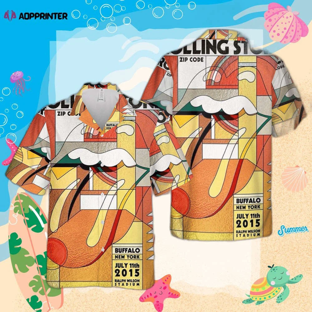 The Rolling Stones Buffalo New York Hawaiian Shirt HW0601