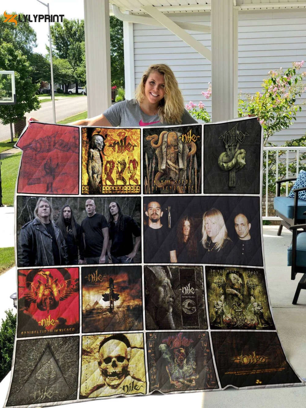 Nile 3D Customized Quilt Blanket ,  Soft Quilt, King Size, All Season Cozy Quilt QB0901