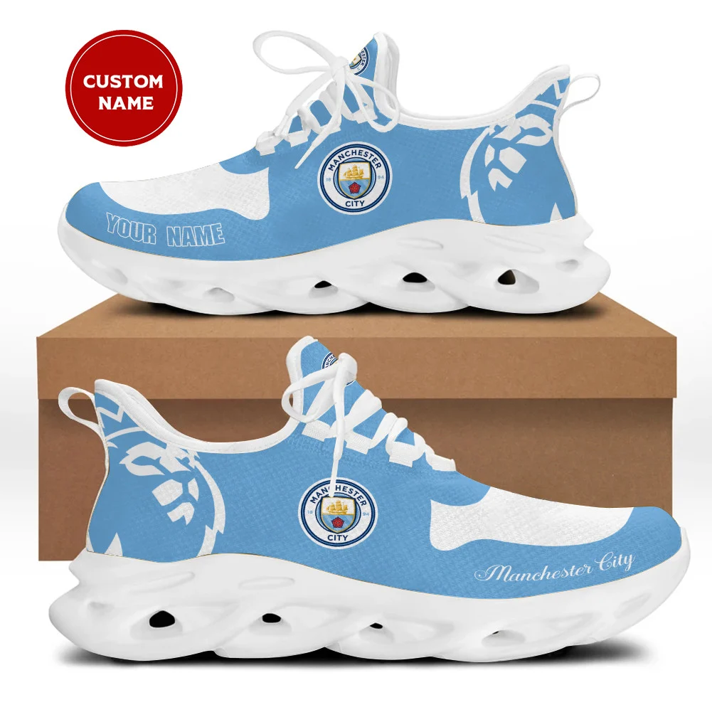 Manchester City Custom Name Max Soul Shoes V1 for Ladies Men MS0601