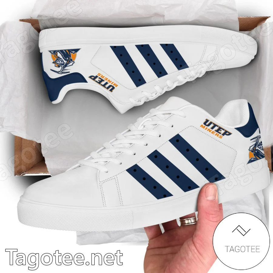 NCAA UTEP Miners White Stan Smith Shoes , Trendy Style Sneakers ST0801