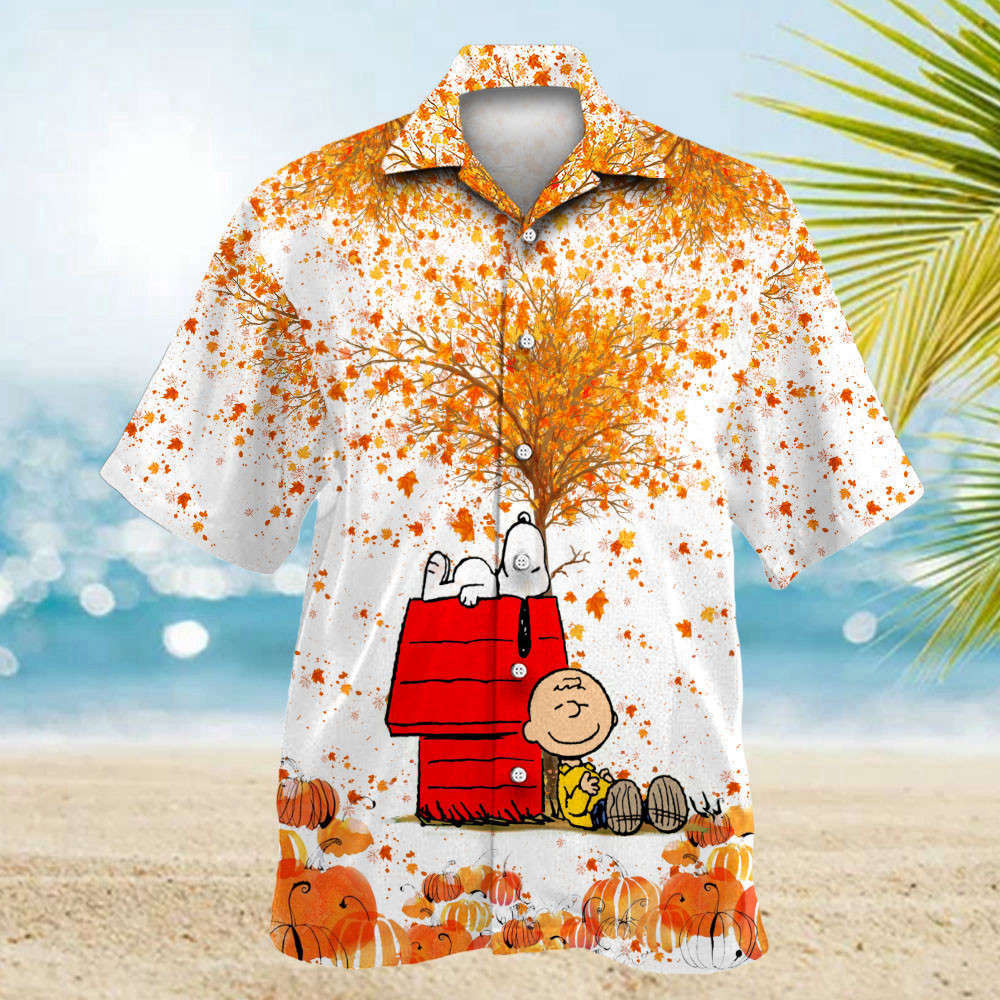 Snoopy 5 White Hawaiian Shirt Shorts Summer 2023 Hot HW0601