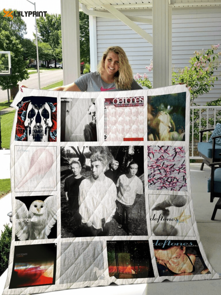 Deftones 3 Quilt Blanket For Fans Home Decor Gift , Soft Quilt, King Size, All Season Cozy Quilt QB0901