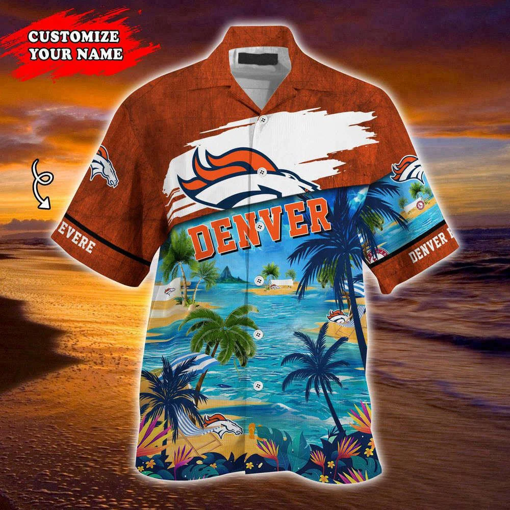 Denver Broncos NFL-Customized Summer Hawaii Shirt For Sports Fans HW0601