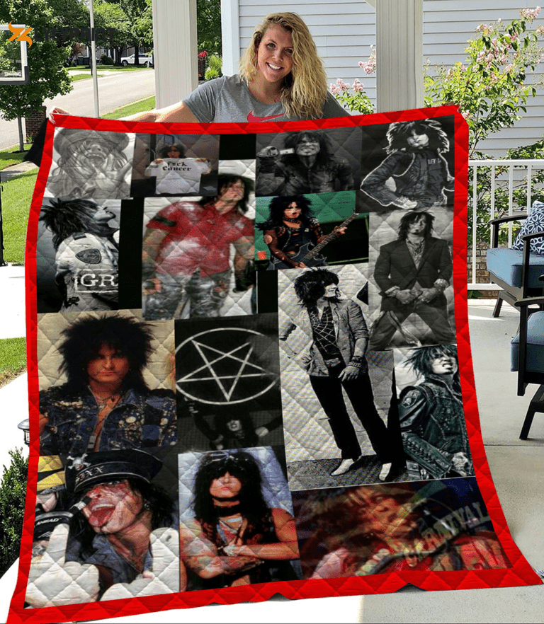 Nikki Sixx Quilt Blanket For Fans Home Decor Gift , Soft Quilt, King Size, All Season Cozy Quilt QB0901