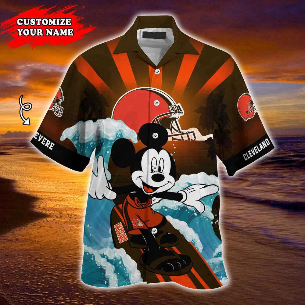 Cleveland Browns NFL-Summer Customized Hawaii Shirt For Sports Fans HW0601