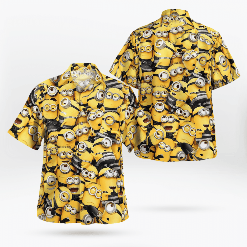 3D Minion Hawaiian Shirt, Gift For Men Women HW0601