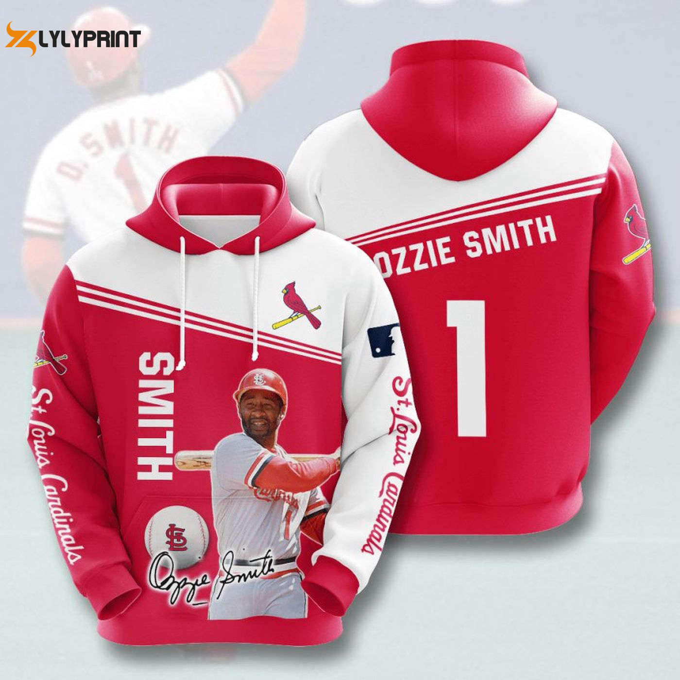 St Louis Cardinals Ozzie Smith Pullover Hoodie – Stylish AOP Shirt HZ0501