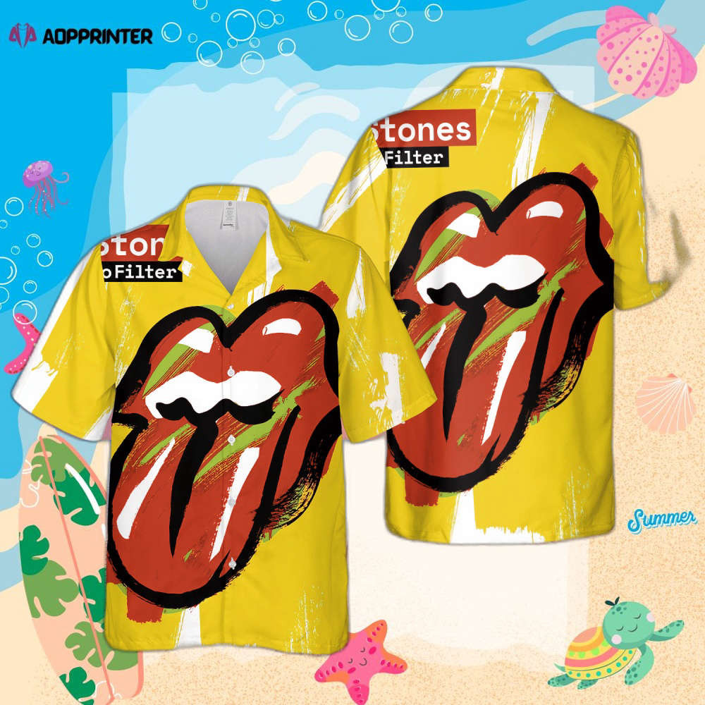 The Rolling Stones No Filter 3D Hawaiian Shirt HW0601