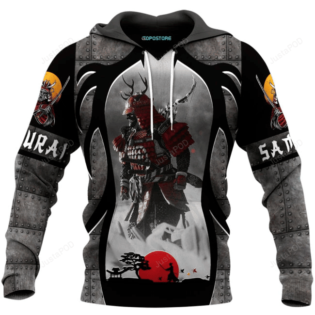 Beautiful Samurai 3D All Over Printed Hoodie, Zip- Up Hoodie HZ0501