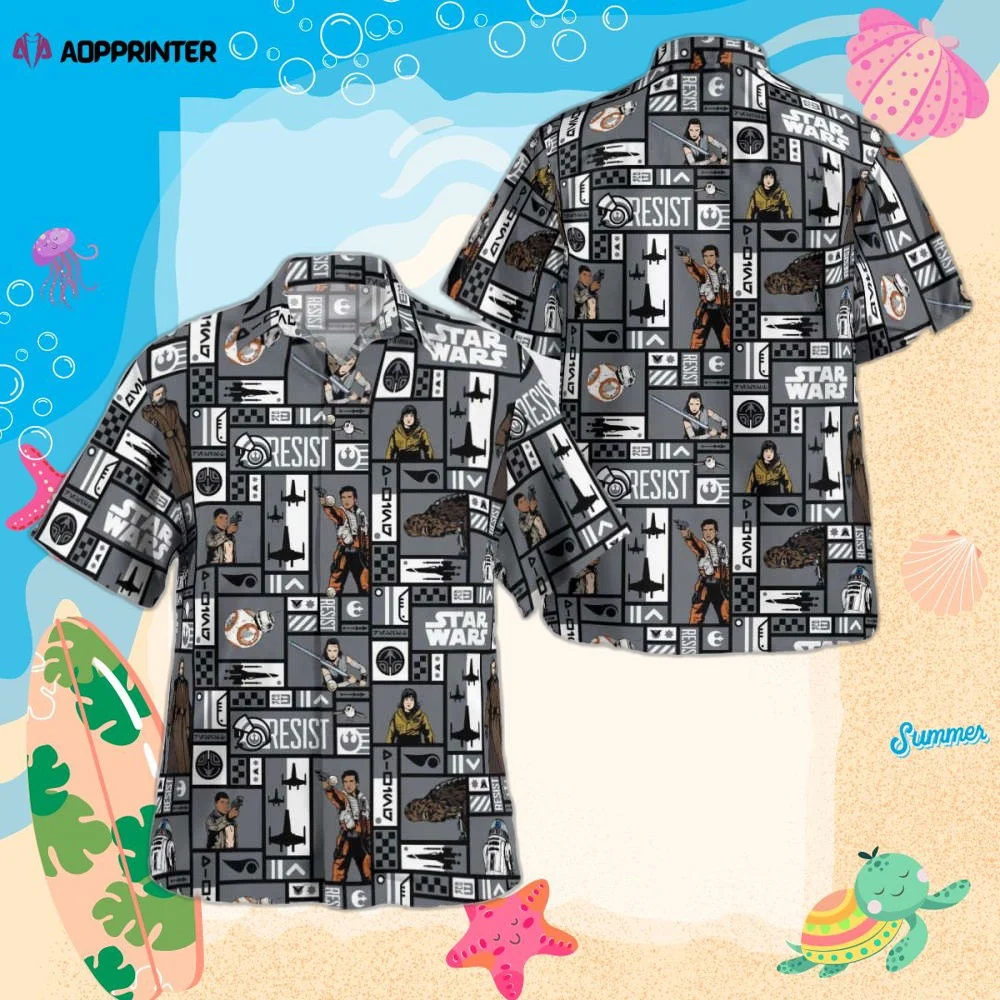 Star Wars Resistance Heroes In Iron Hawaii Shirt Summer 2023 Hot HW0601