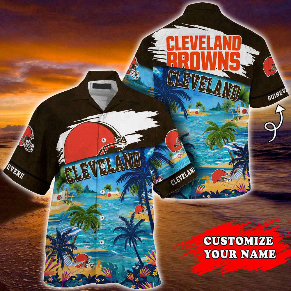 Cleveland Browns NFL-Customized Summer Hawaii Shirt For Sports Fans HW0601