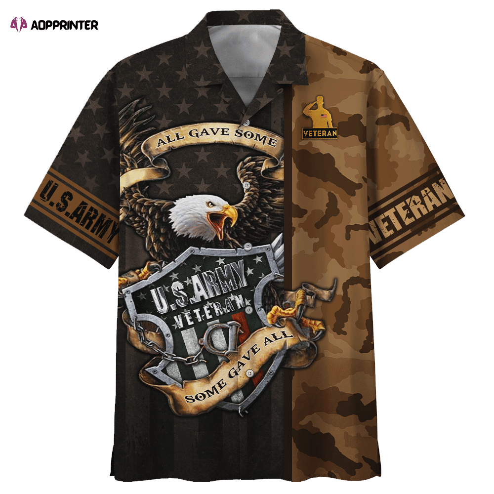 U.S Army Veteran All Gave Some Some Gave All Hawaiian Shirt HW0601