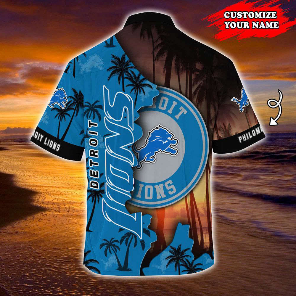 Detroit Lions NFL-Customized Summer Hawaii Shirt For Sports Enthusiasts HW0601
