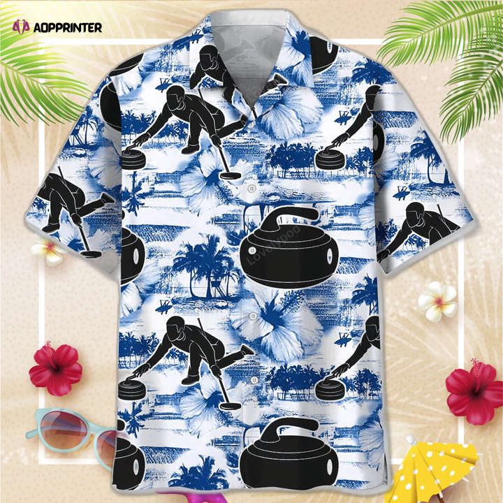 Curling Hawaiian Shirt, Hawaiian Shirt, Gift For Men Women HW0601