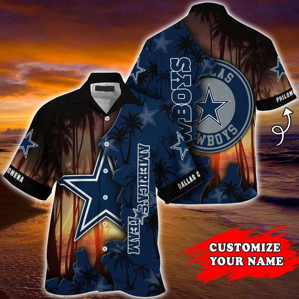 Dallas Cowboys NFL-Customized Summer Hawaii Shirt For Sports Enthusiasts HW0601