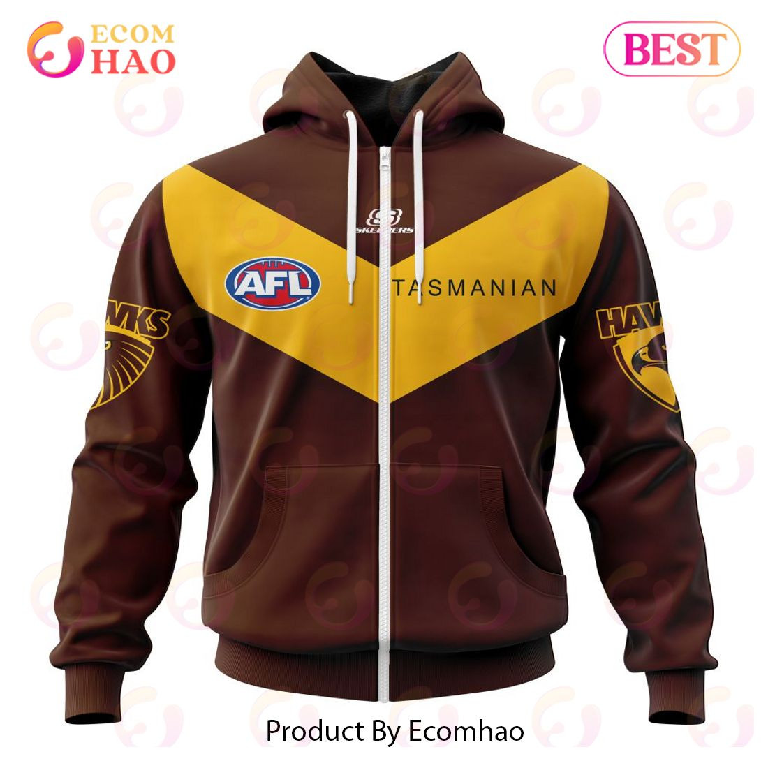 AFL Hawthorn Football Club Clash Kits 2023 3D Hoodie, Zip Hoodie, Man - Women, Warm, Premium Quality HZ0501