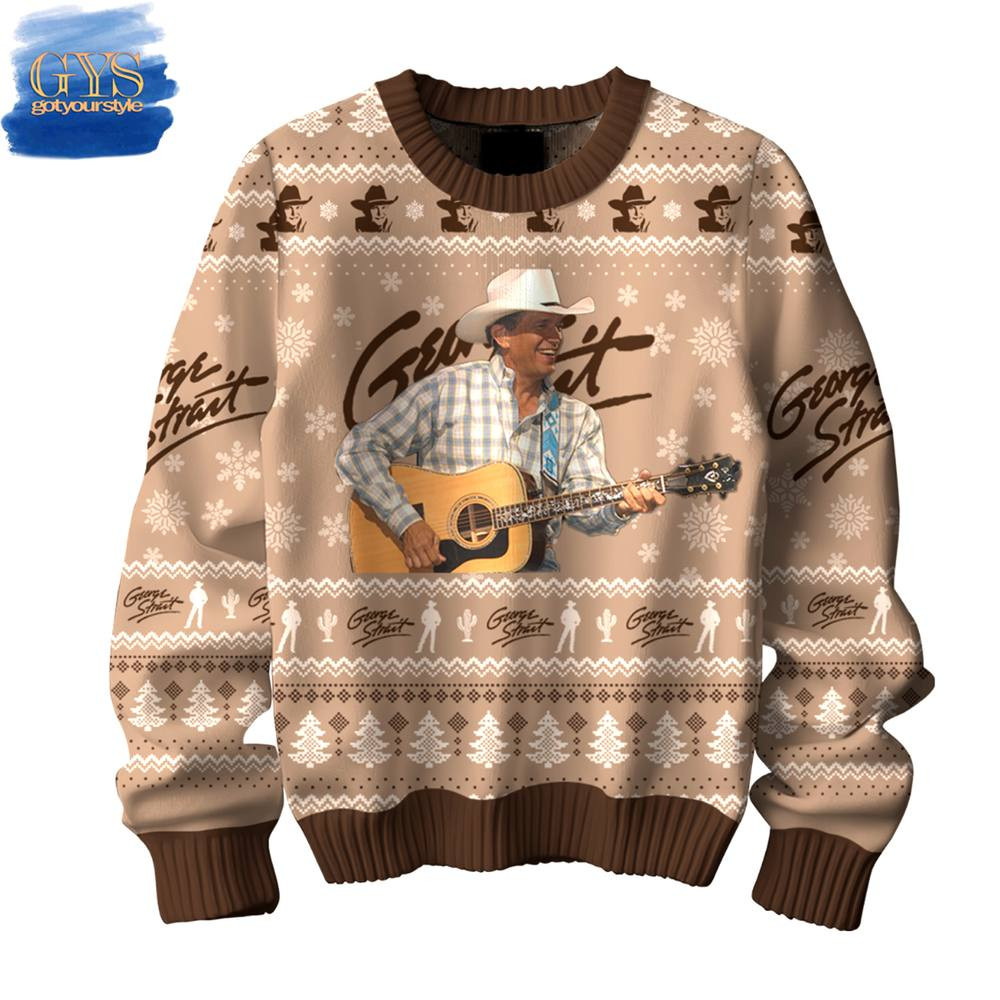 George Strait Cowboy Limited Edition Sweater , Cozy Soft Unisex Pullover SW0601