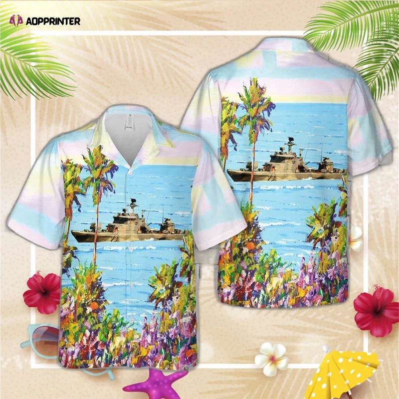Finland, Finnish Navy FNS Naantali Rauma-class Missile Boat Hawaiian Shirt, Gift For Men Women HW0601