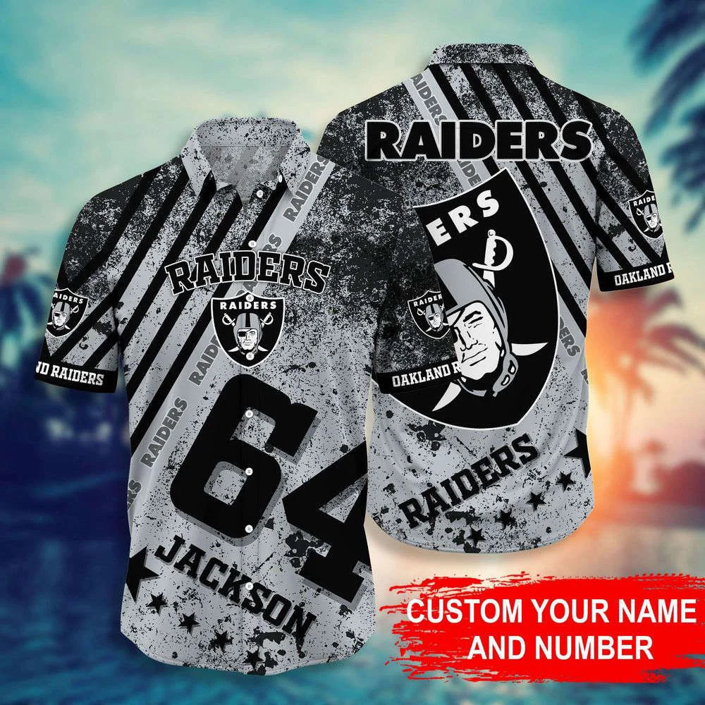 Oakland Raiders NFL-Personalized Hawaii Shirt Style Hot Trending HW0601