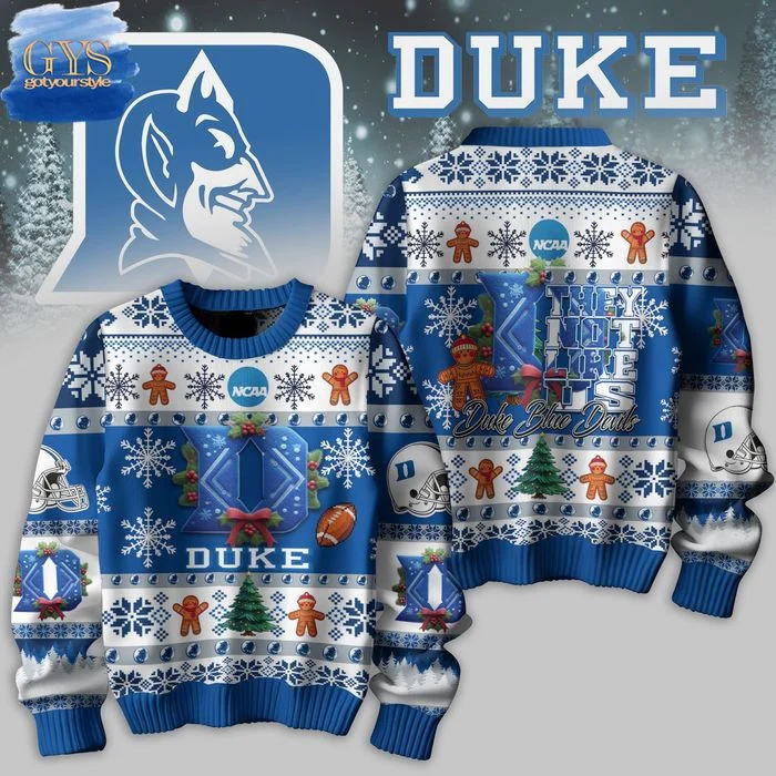 Duke Blue Devils Not Like Us Ugly Christmas Sweater , Cozy Soft Unisex Pullover SW0601