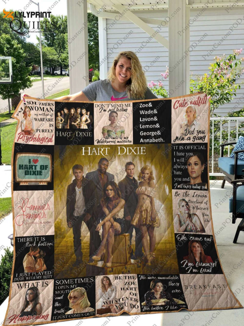 Hart Of Dixie 3D Customized Quilt Blanket For Fans Home Decor Gift ,  Soft Quilt, King Size, All Season Cozy Quilt QB0901