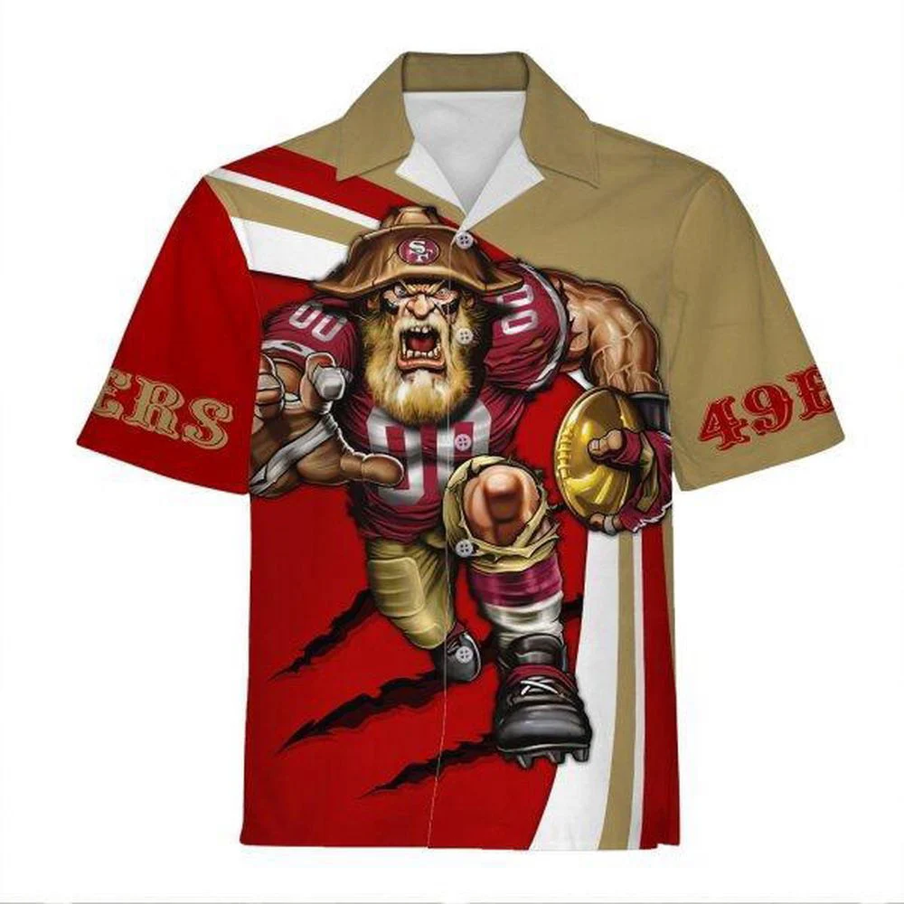 Personalized Unisex Hawaiian Shirt San Francisco 49Ers Football Team 3D Apparel For Men Women HW0601