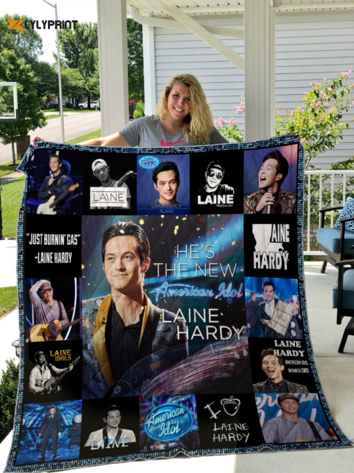 Laine Hardy Quilt Blanket For Fans Home Decor Gift , Soft Quilt, King Size, All Season Cozy Quilt QB0901
