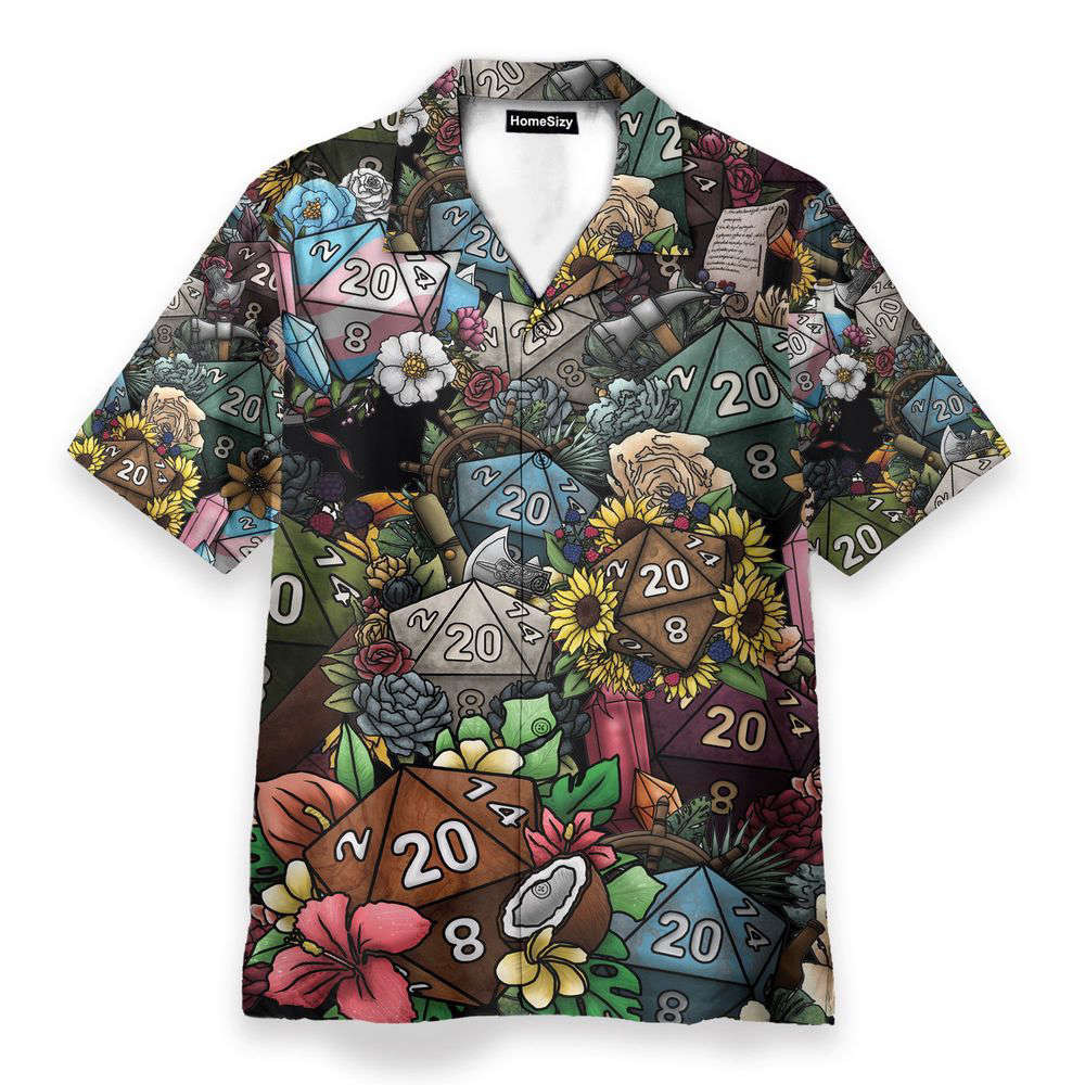 Shirts Dice Luck Is In Small Things Hawaiian Shirt, Gift For Men And Women HW0601