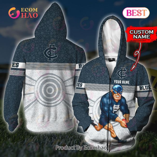 AFL Carlton Blues Custom Name 3D Shirt, Zip Hoodie, Man – Women, Warm, Premium Quality HZ0501
