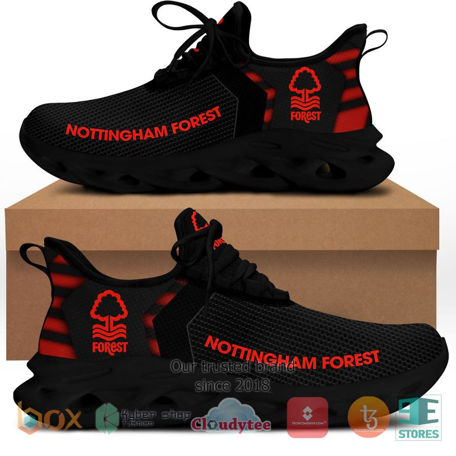 Nottingham Forest FC Black Forest Max Soul Shoes Women Men MS0601