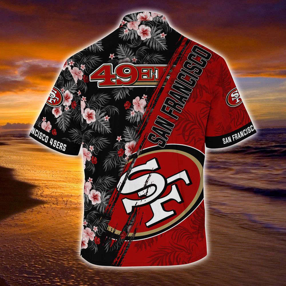San Francisco 49ers NFL-Summer Hawaii Shirt Mickey And Floral Pattern For Sports Fans HW0601