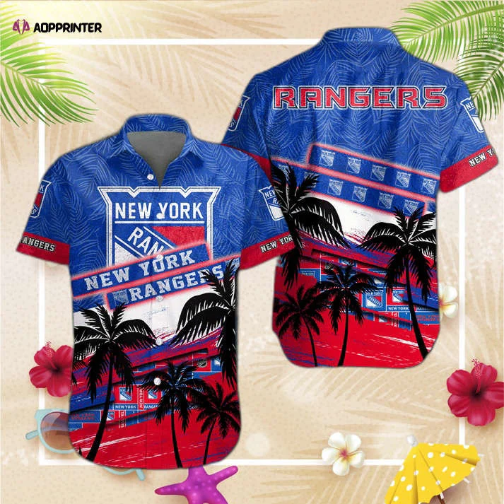 NHL New York Rangers Hawaiian Shirt, Gift For Men Women HW0601