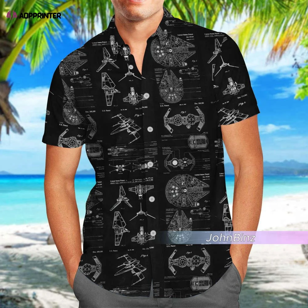 Star Wars Shirt, Star Wars Hawaiian Shirt, Star Wars Button Down Shirt Black, Star Wars Shorts Men, Gifts For Husband, Unisex S-5XL Adult HW0601