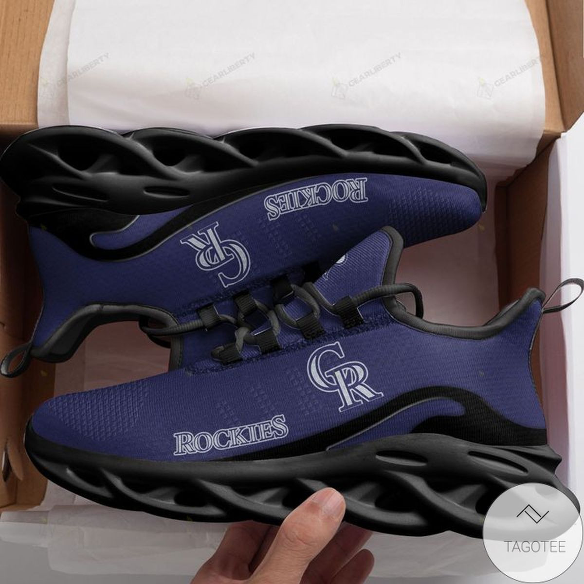 MLB Colorado Rockies Max Soul Shoes V2 Unisex Women Men MS0601
