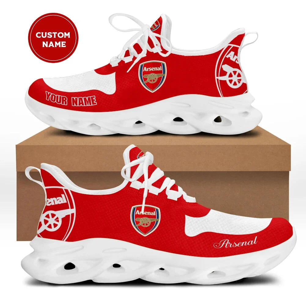Arsenal FC Custom Name Max Soul Shoes for Men Women MS0601