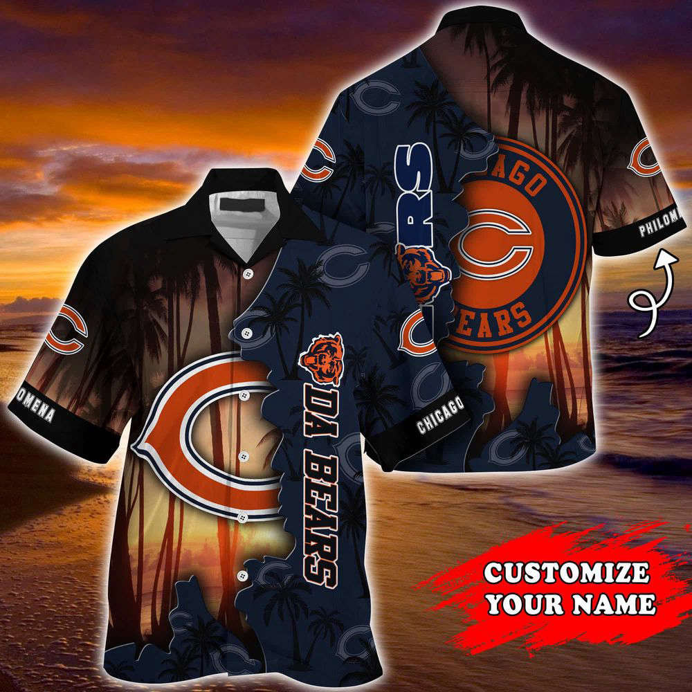 Chicago Bears NFL-Customized Summer Hawaii Shirt For Sports Enthusiasts HW0601