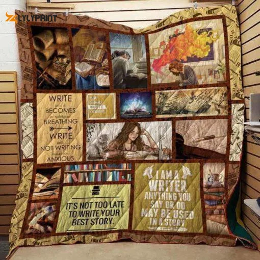 Book 3D Customized Quilt Blanket For Fans Home Decor Gift ,  Soft Quilt, King Size, All Season Cozy Quilt QB0901