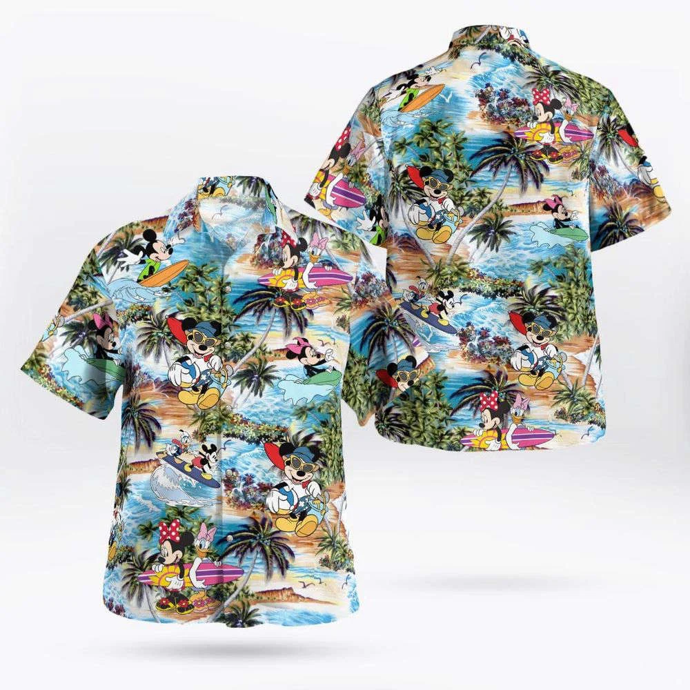 Cartoon Summer Beaches Tropical Hawaiian Shirt, Gift For Men And Women HW0601