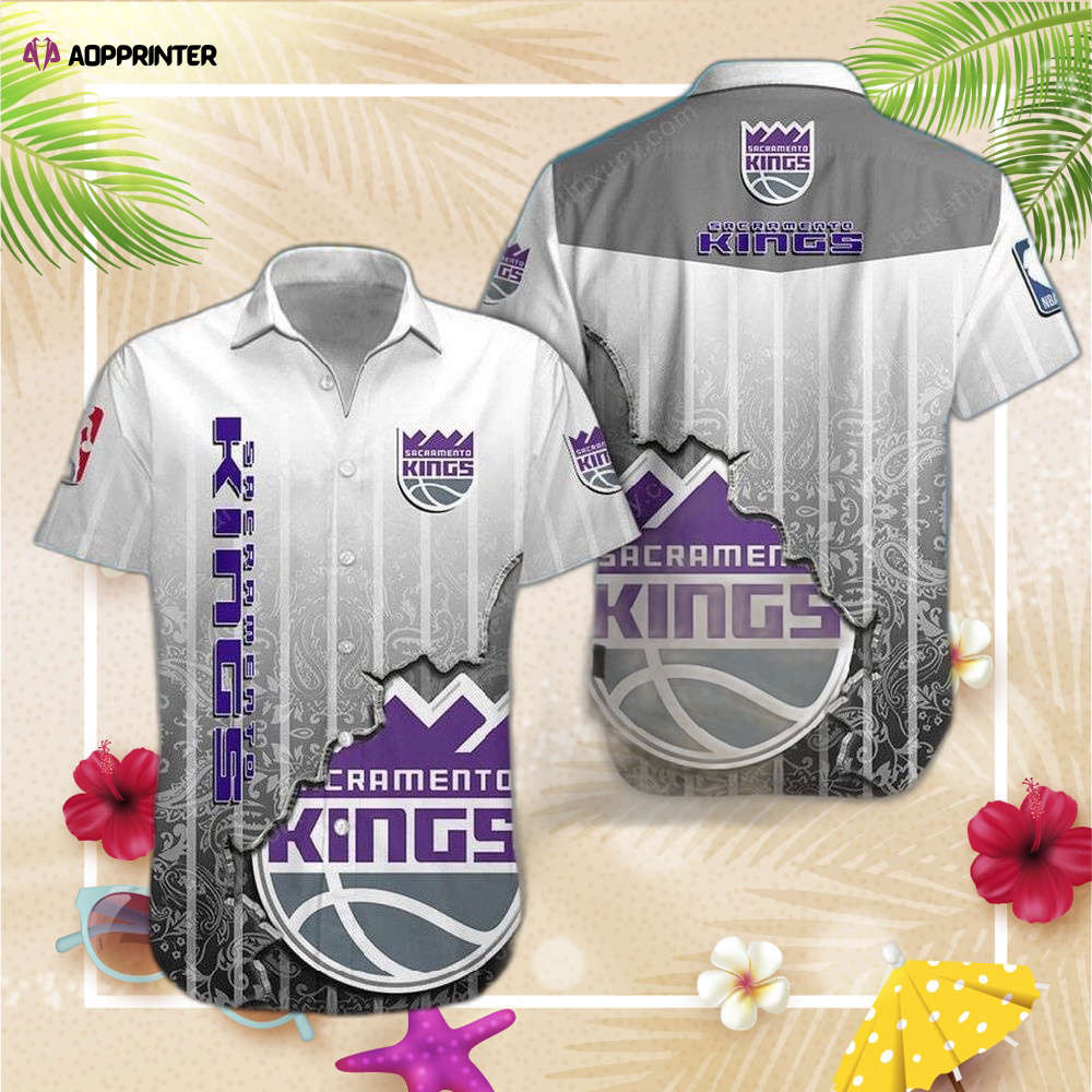 NBA Sacramento Kings Hawaiian Shirt, Gift For Men Women, Gift For Men Women HW0601